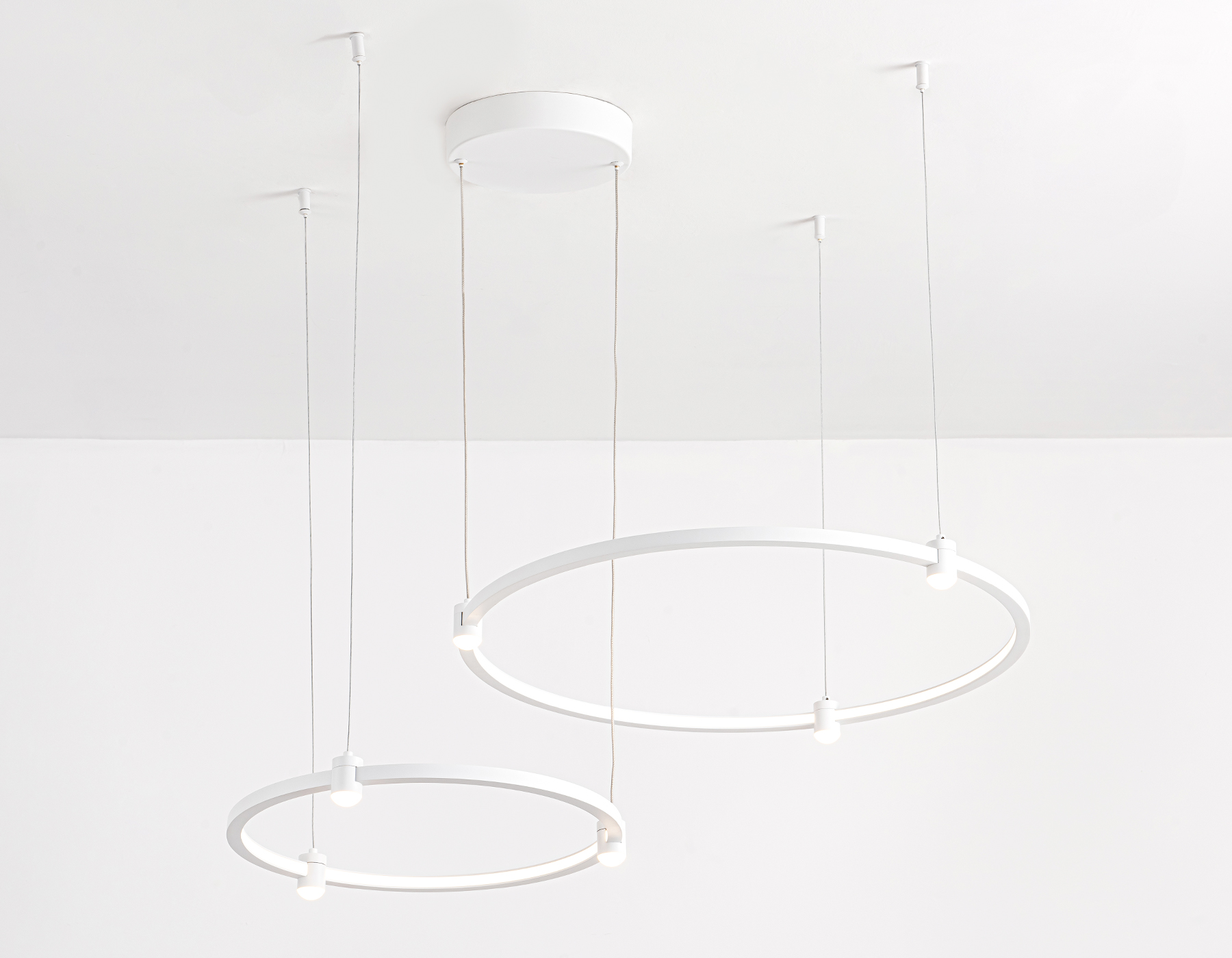 FL5521/2+6 WH белый 45W 3000K/4200K/6400K D600/400*1300 (без ПДУ)