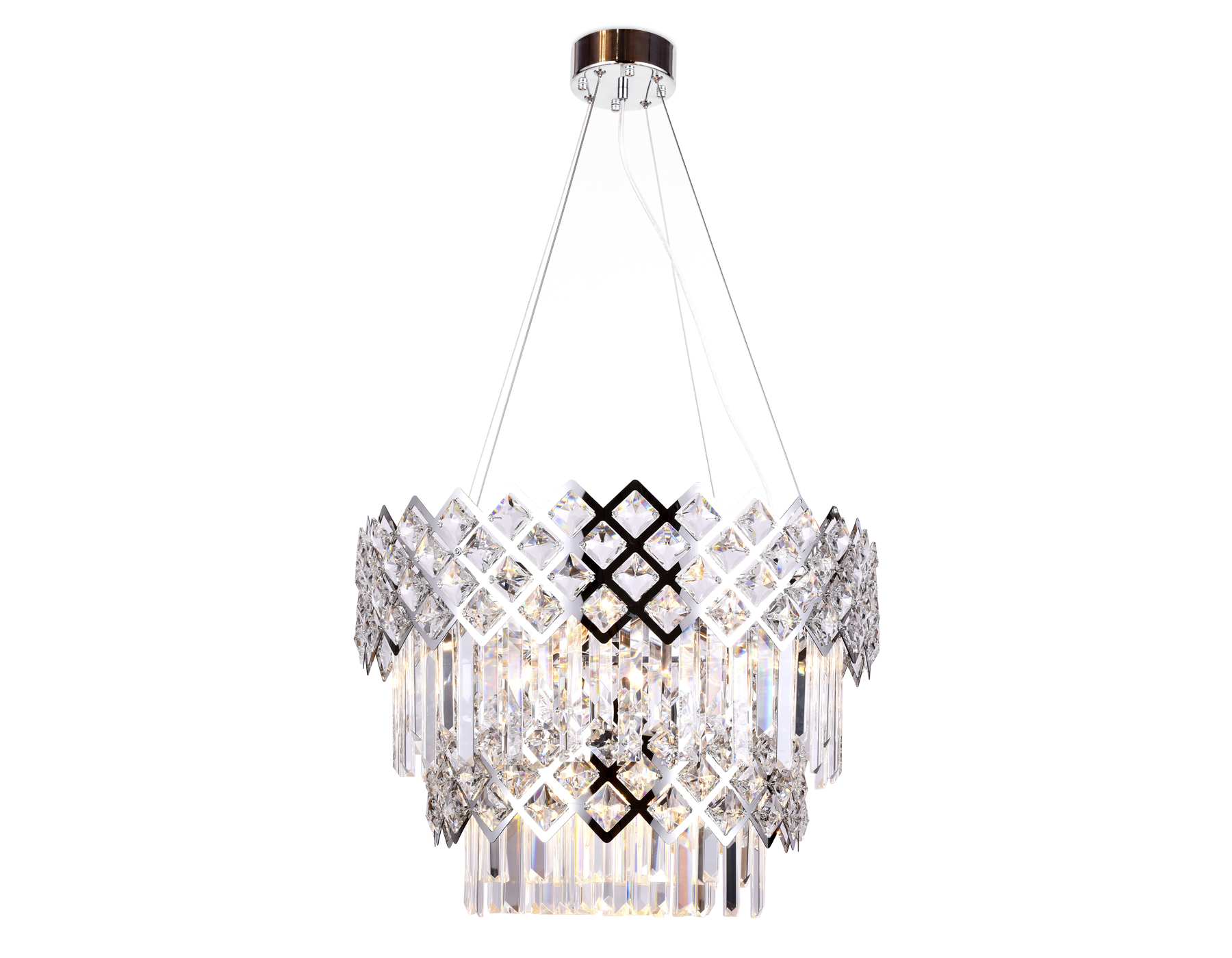 TR5273/8 CH/CL хром/прозрачный E14/8 max 40W D520*880