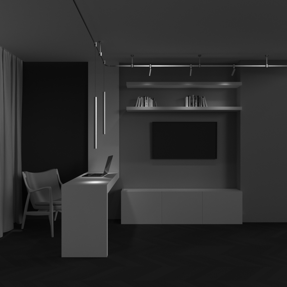 Трековый светильник Technical TR156-1-5W4K-PT