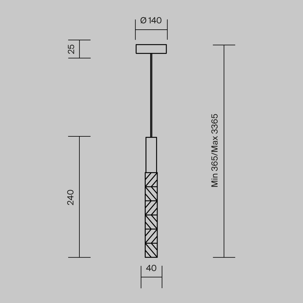 Подвесной светильник Maytoni MOD328PL-L3BS3K