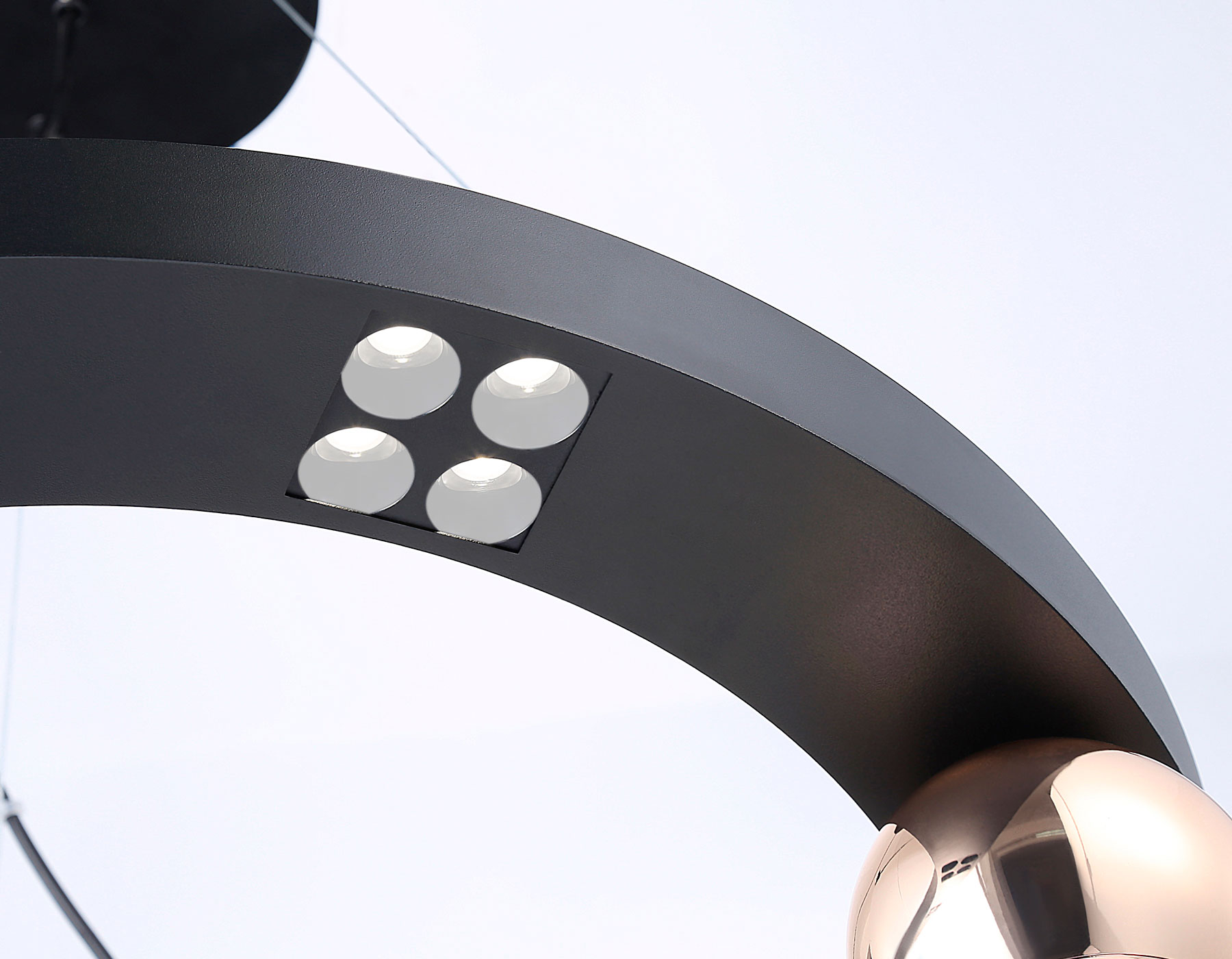 FL5961 BK/GD черный/золото 4200K 32W D600*1200 (Без ПДУ)