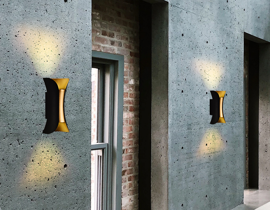 FW193 BK/GD/S черный/золото/песок LED 4200K 10W 100*200*85