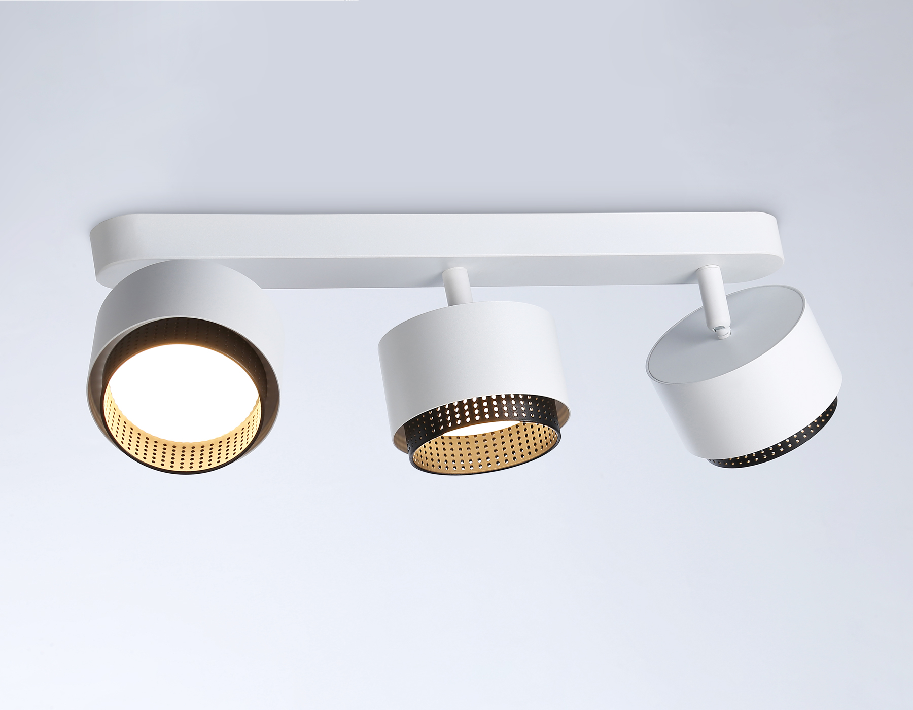 TN71291/3 WH/BK белый/черный GX53/3 max 12W 400*95*137