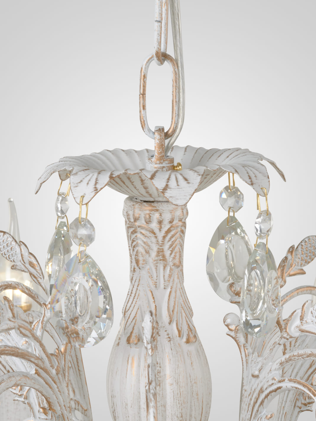 Подвесная люстра 6686-10+5 WT+GD 000023938