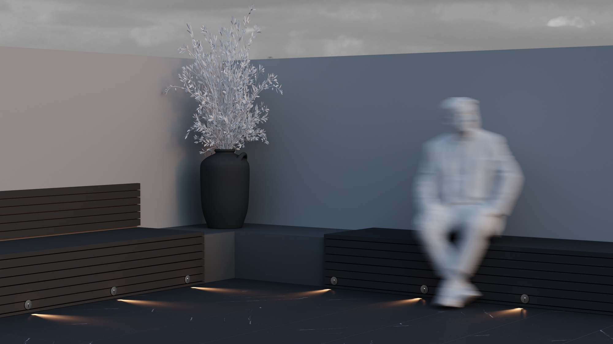 Подсветка для лестниц Outdoor O014SL-L3B3K