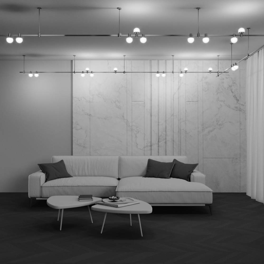 Трековый светильник Technical TR149-1-5W4K-PT