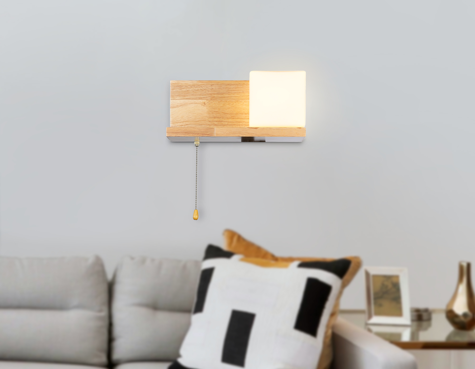 TR83123 LW/FR светлое дерево/белый матовый E27 max 40W 300*140*140