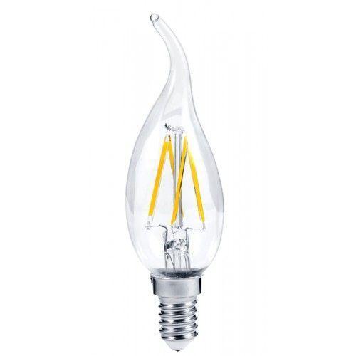 Лампа светодиодная LED-СВЕЧА НА ВЕТРУ-PREMIUM 7Вт 160-260В Е14 3000К 630Лм прозрачная ASD*