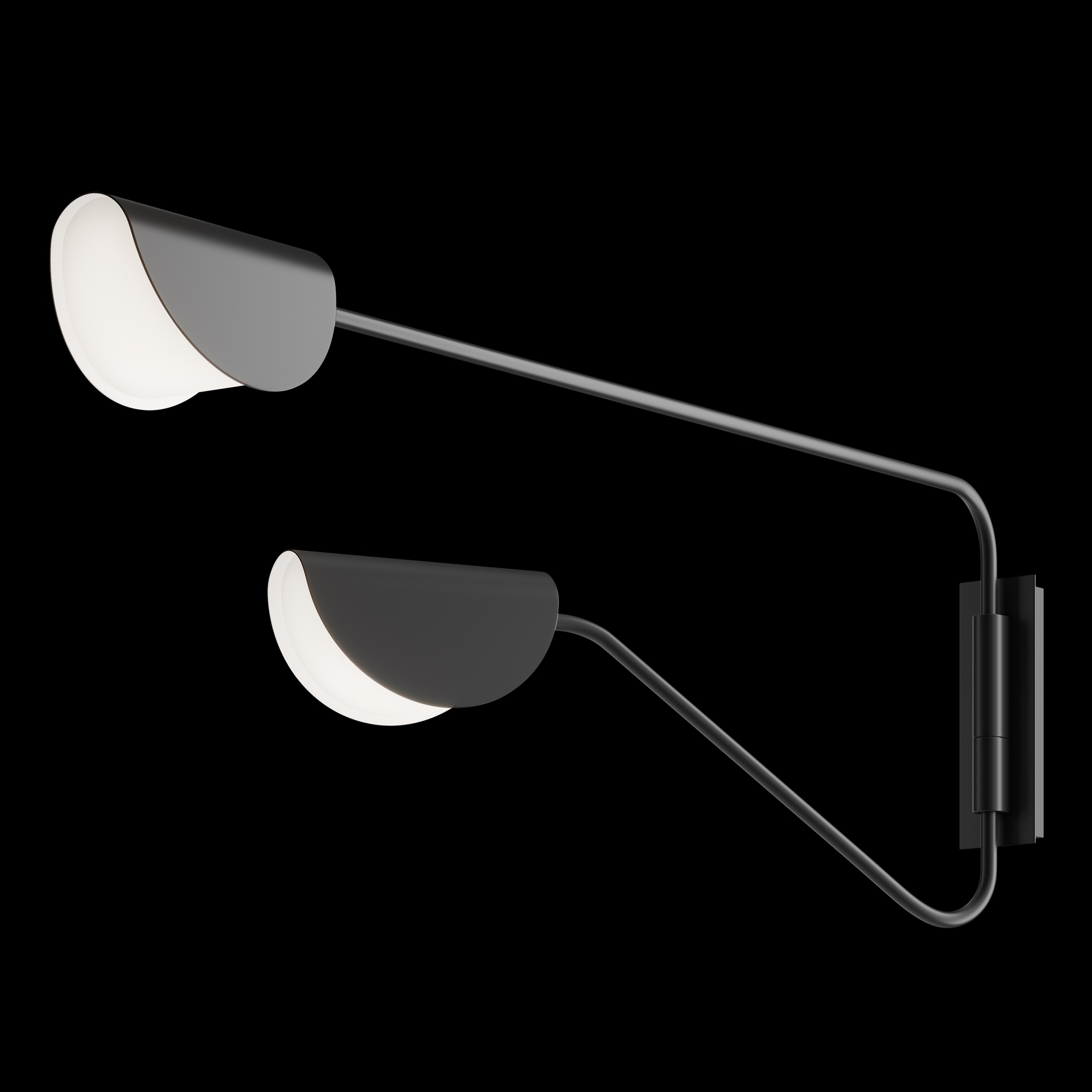 Настенный светильник (бра) Maytoni MOD126WL-02B