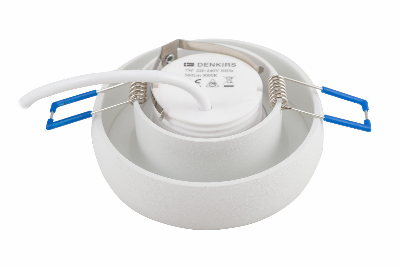 DK2045-WH Встраиваемый светильник , IP 20, 50 Вт, GU10, белый, алюминий