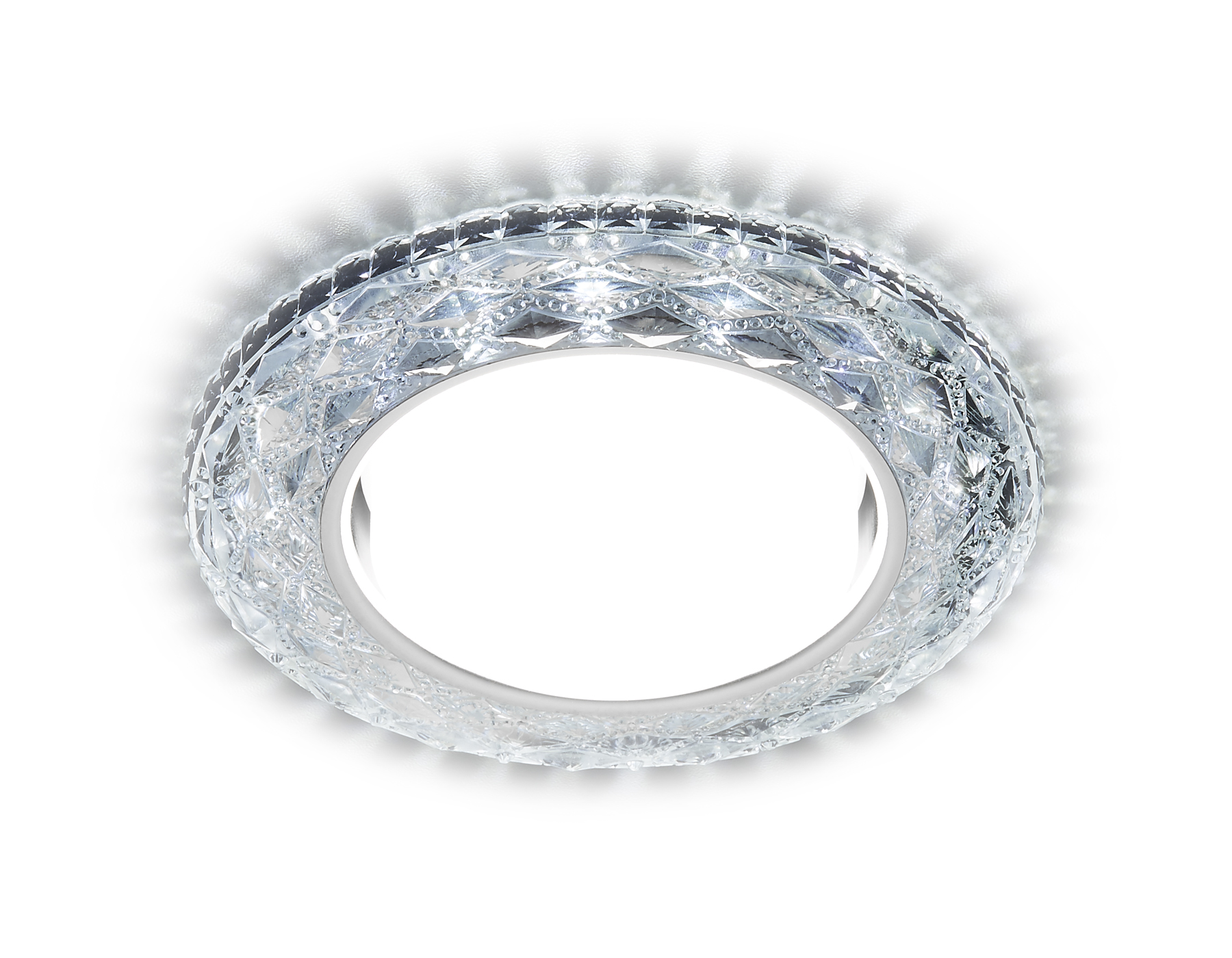 G288 CH хром/прозрачный GX53+3W(LED WHITE)