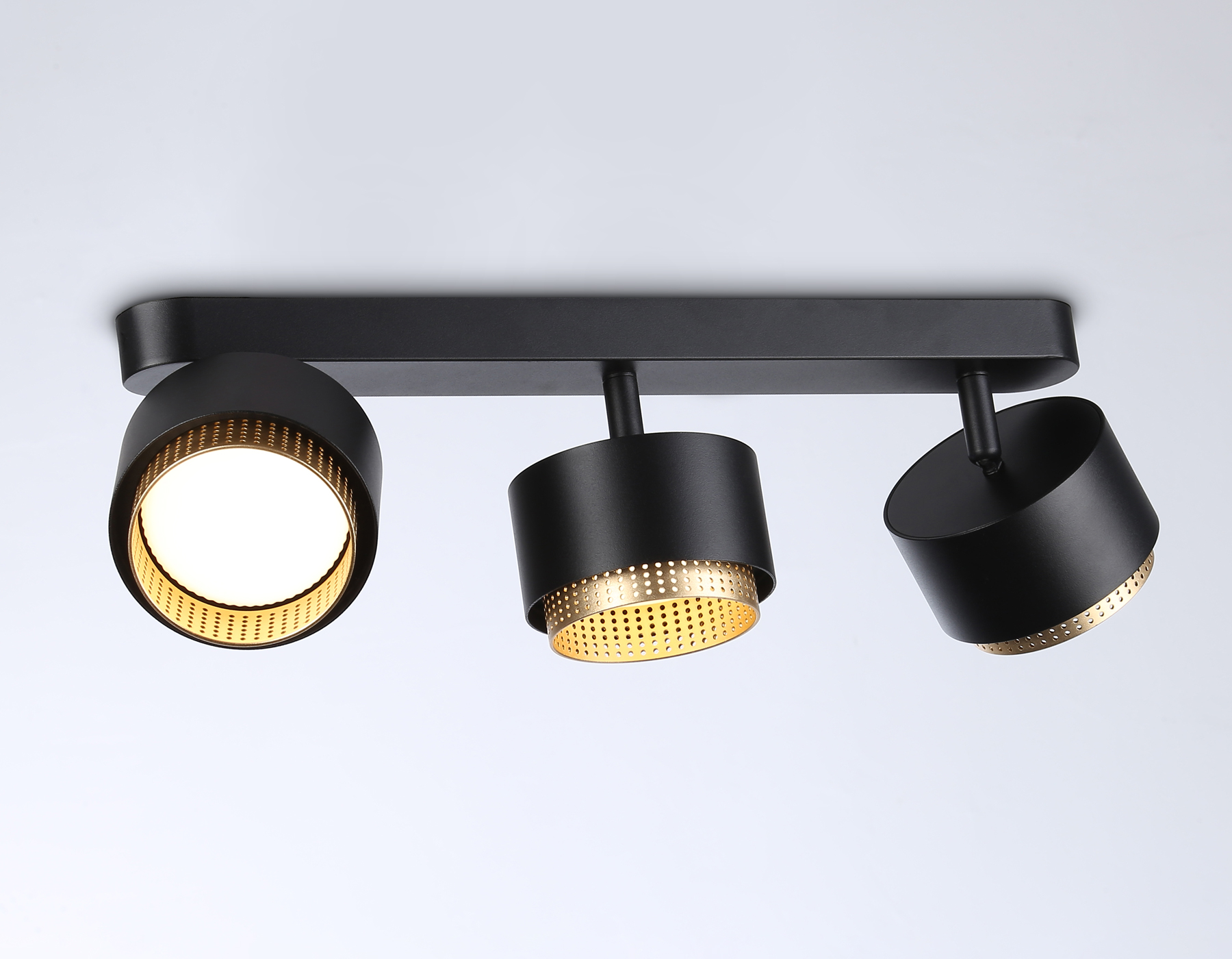 TN71295/3 BK/GD черный/золото GX53/3 max 12W 400*95*137