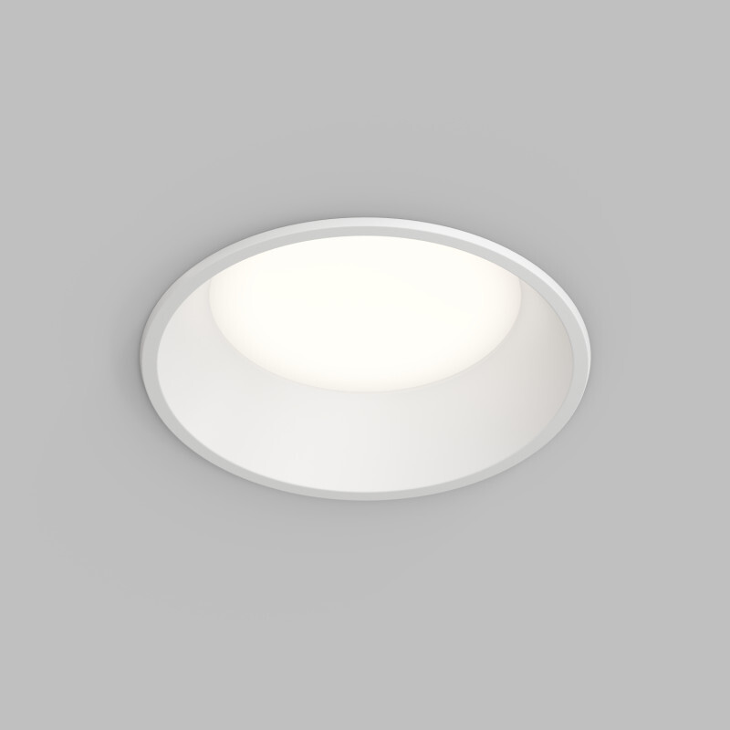 Встраиваемый влагозащищенный светильник TRIM, 18 Вт LED 3000-4000-6500K, IP44, алюминий, акрил