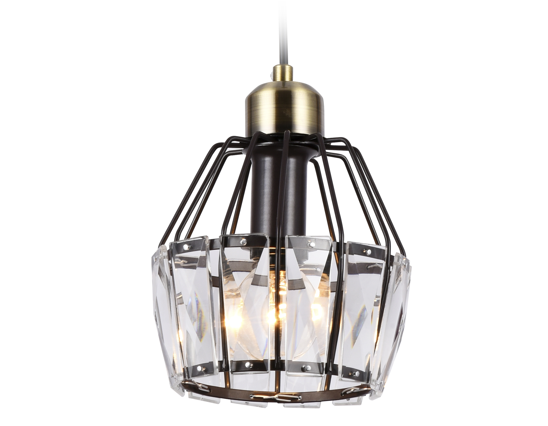 TR5875 DCF/SB темный кофе/бронза E14 max 40W D150*650