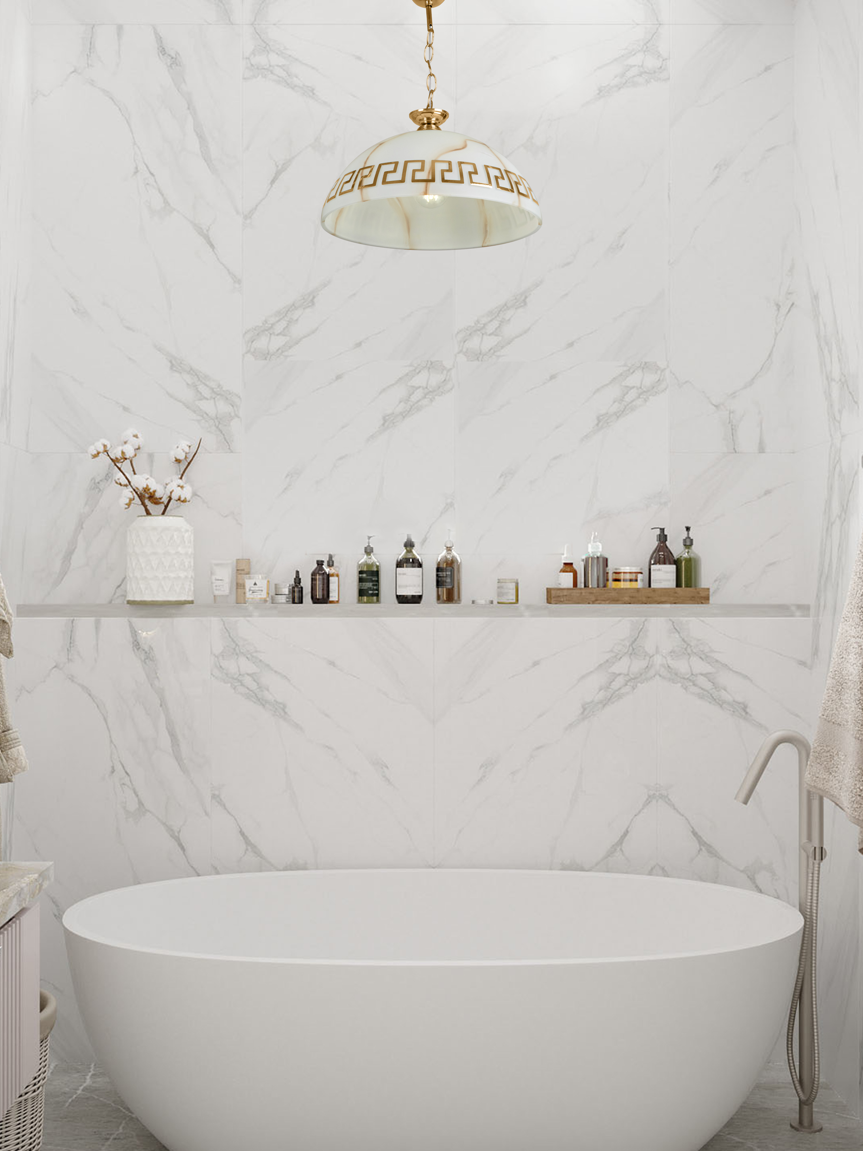 Подвесной светильник R4001P-350 MR+GD 000040377