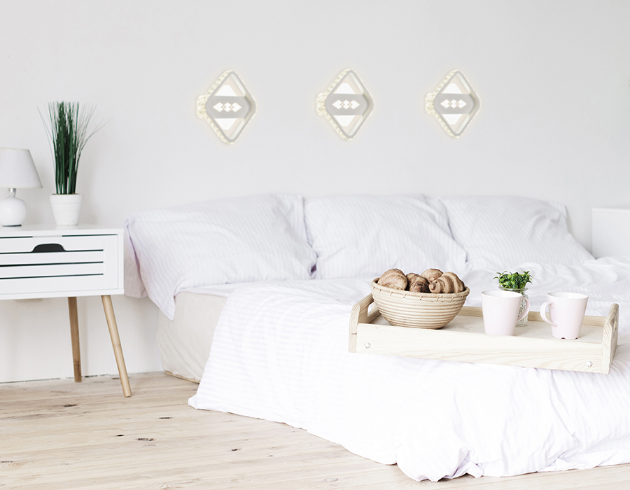 FA225 WH белый LED 6400K+3000K/4200K 24W 200*200*40