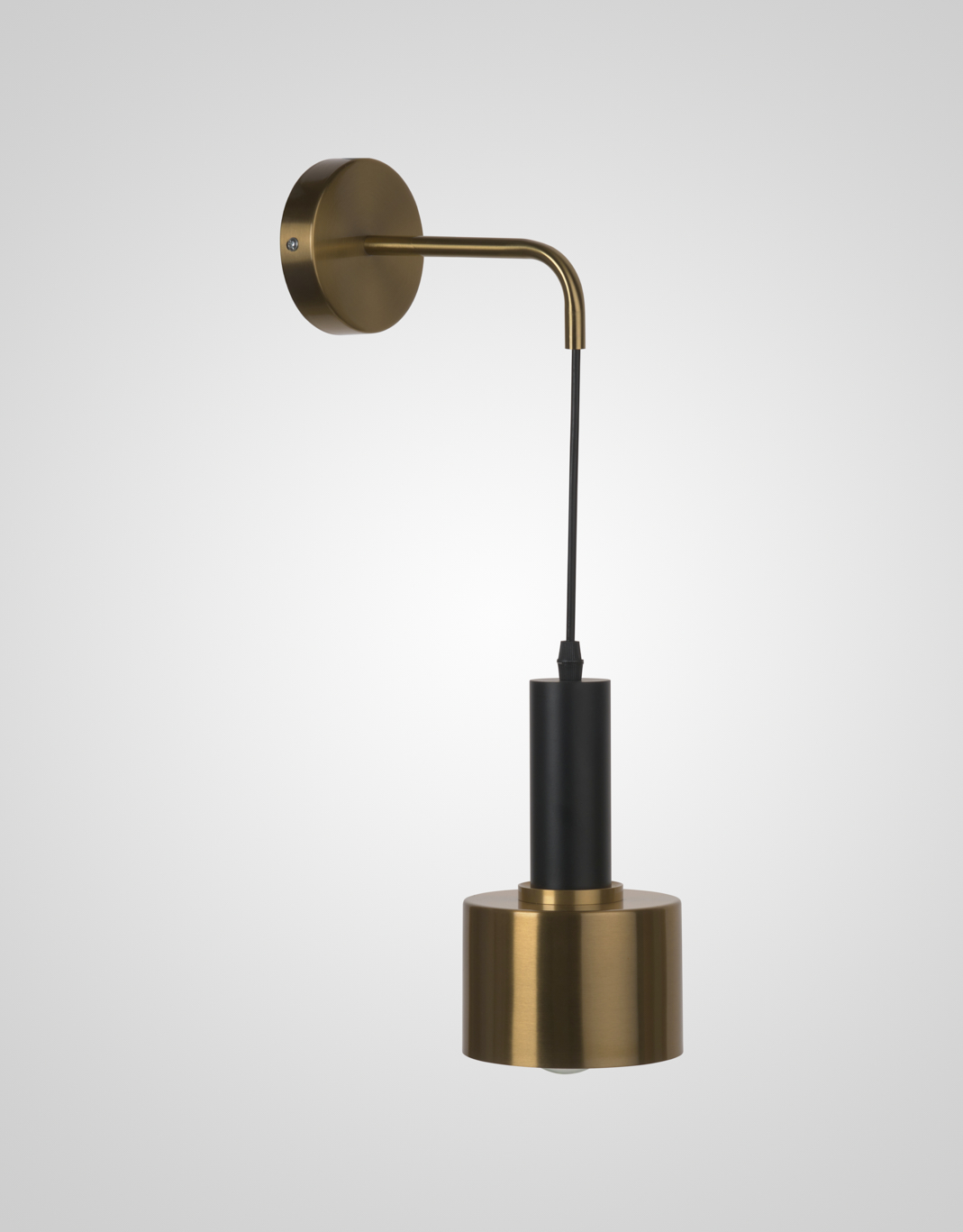 Настенный светильник PS7956-1W BK+GD 000060458