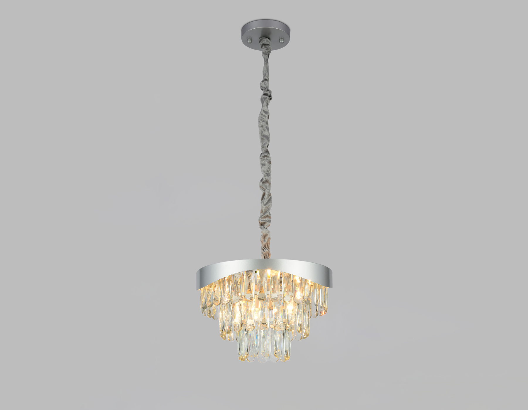 TR5080 SL/CL серебро/прозрачный E14/6 max 40W D400*1070