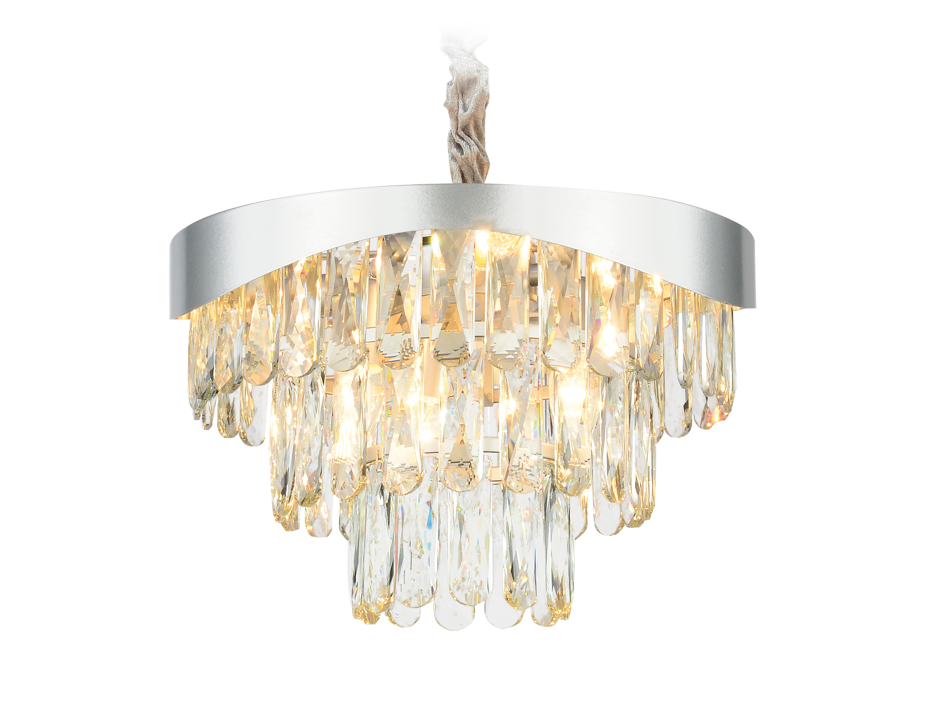 TR5080 SL/CL серебро/прозрачный E14/6 max 40W D400*1070