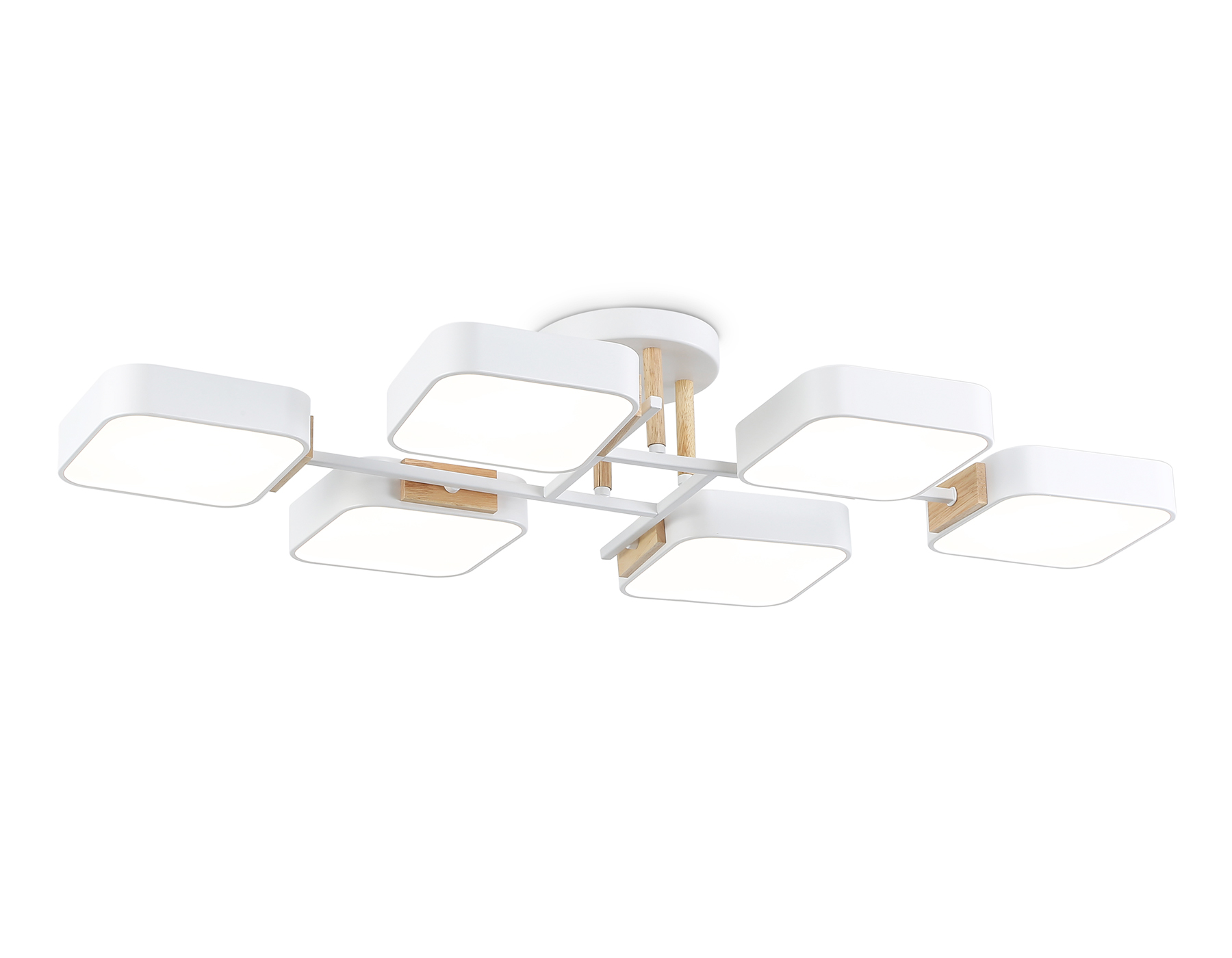 FL4886/6 WH/WD белый/дерево 108W 3000-6000K 850*430*140 (без ПДУ)