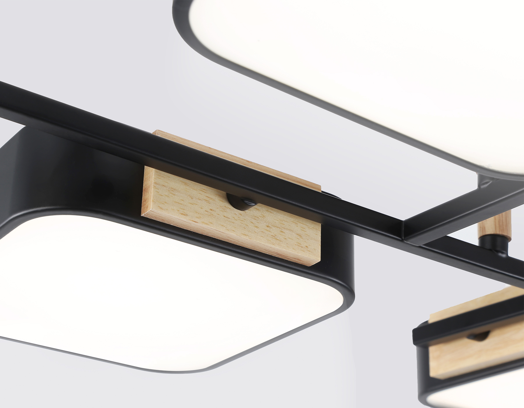 FL4887/6 BK/WD черный/дерево 108W 3000-6000K 850*430*140 (без ПДУ)