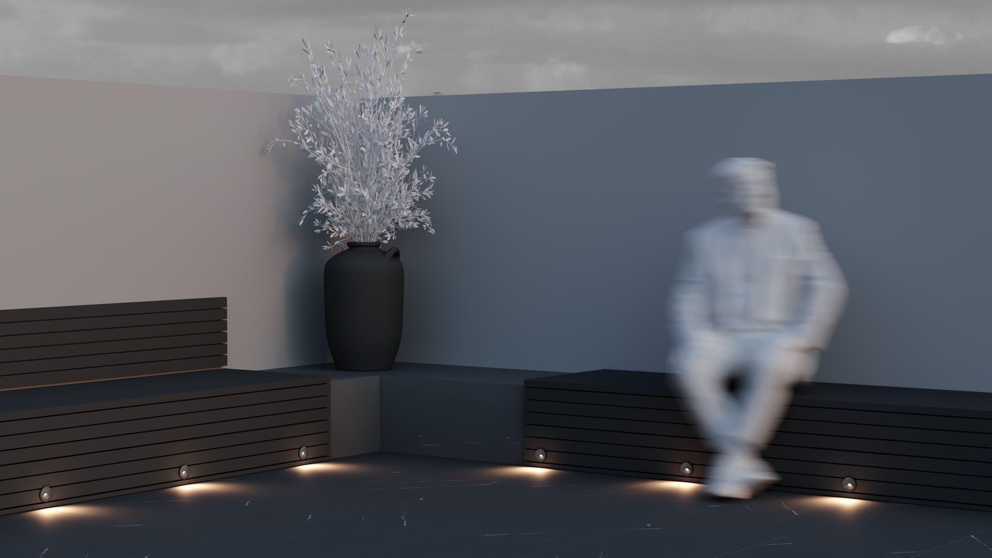 Подсветка для лестниц Outdoor O015SL-L3B3K