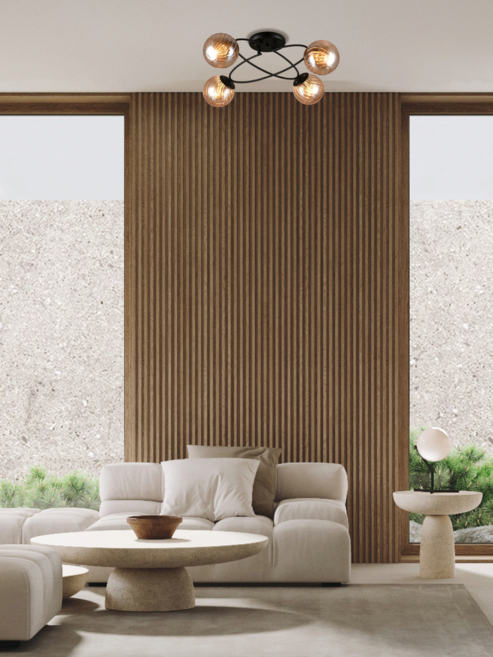 Потолочная люстра P7545-4 BK 000028030