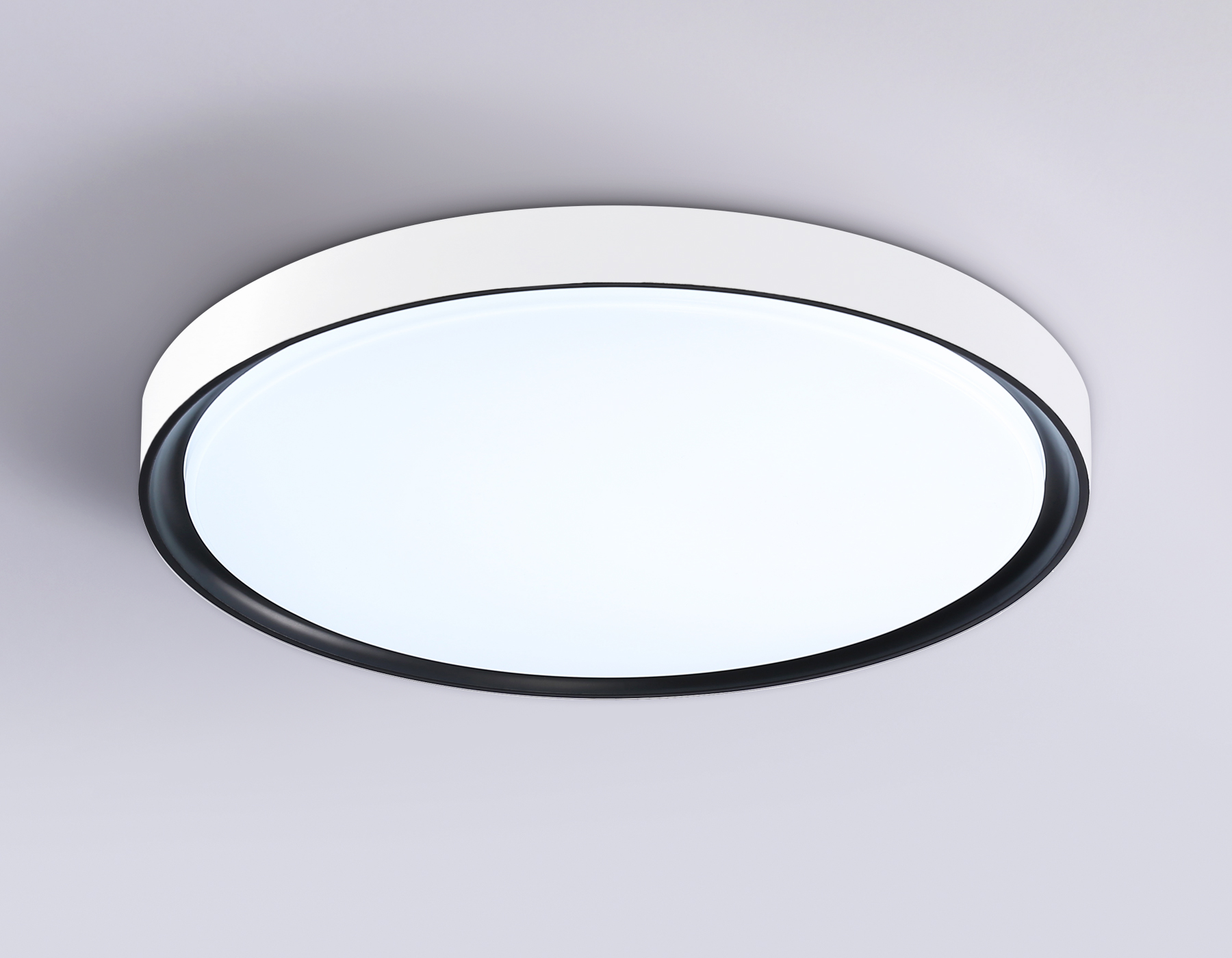 FZ1247 WH/BK белый/черный IP54 20W 5000K D300*60 (Без ПДУ)