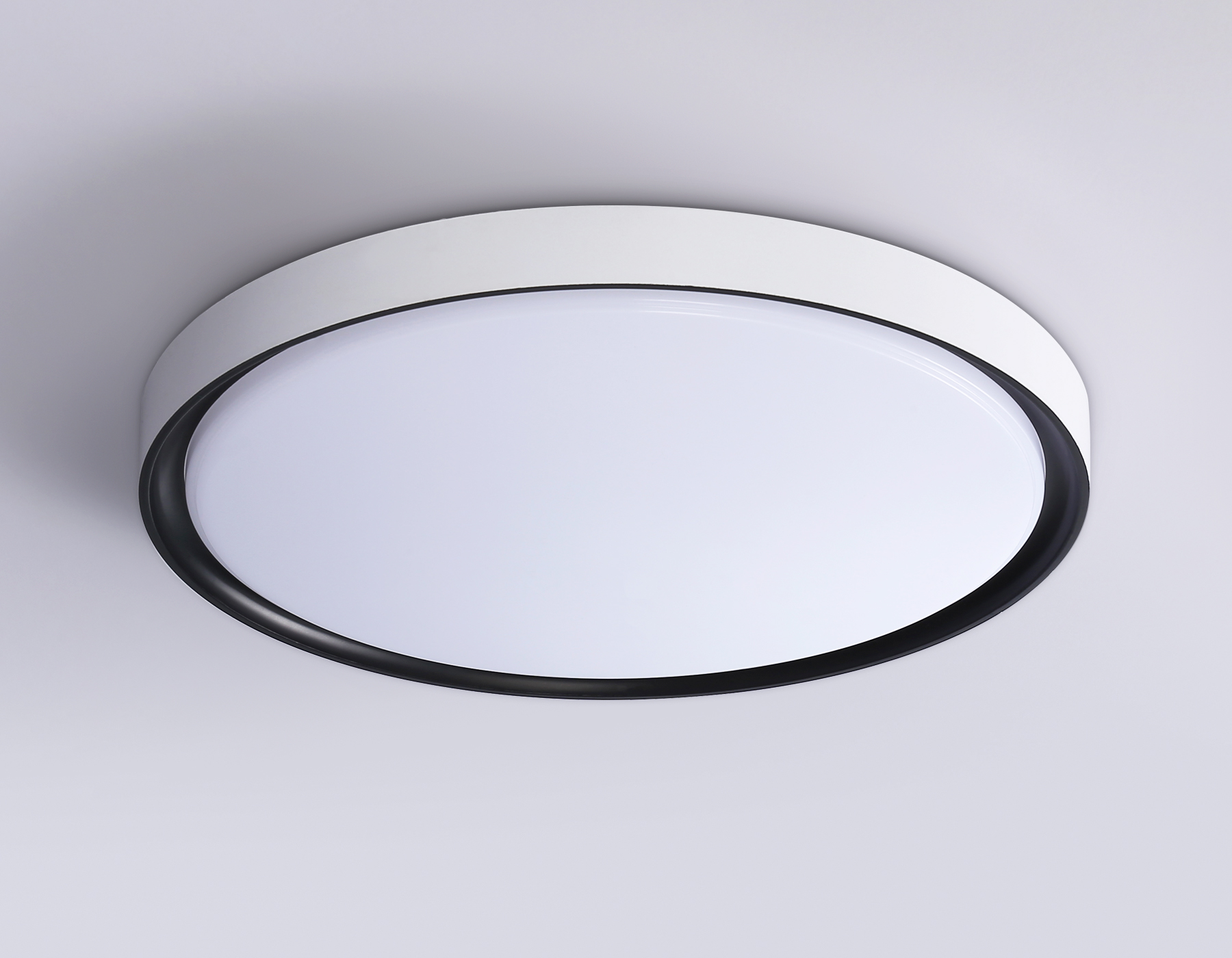 FZ1247 WH/BK белый/черный IP54 20W 5000K D300*60 (Без ПДУ)