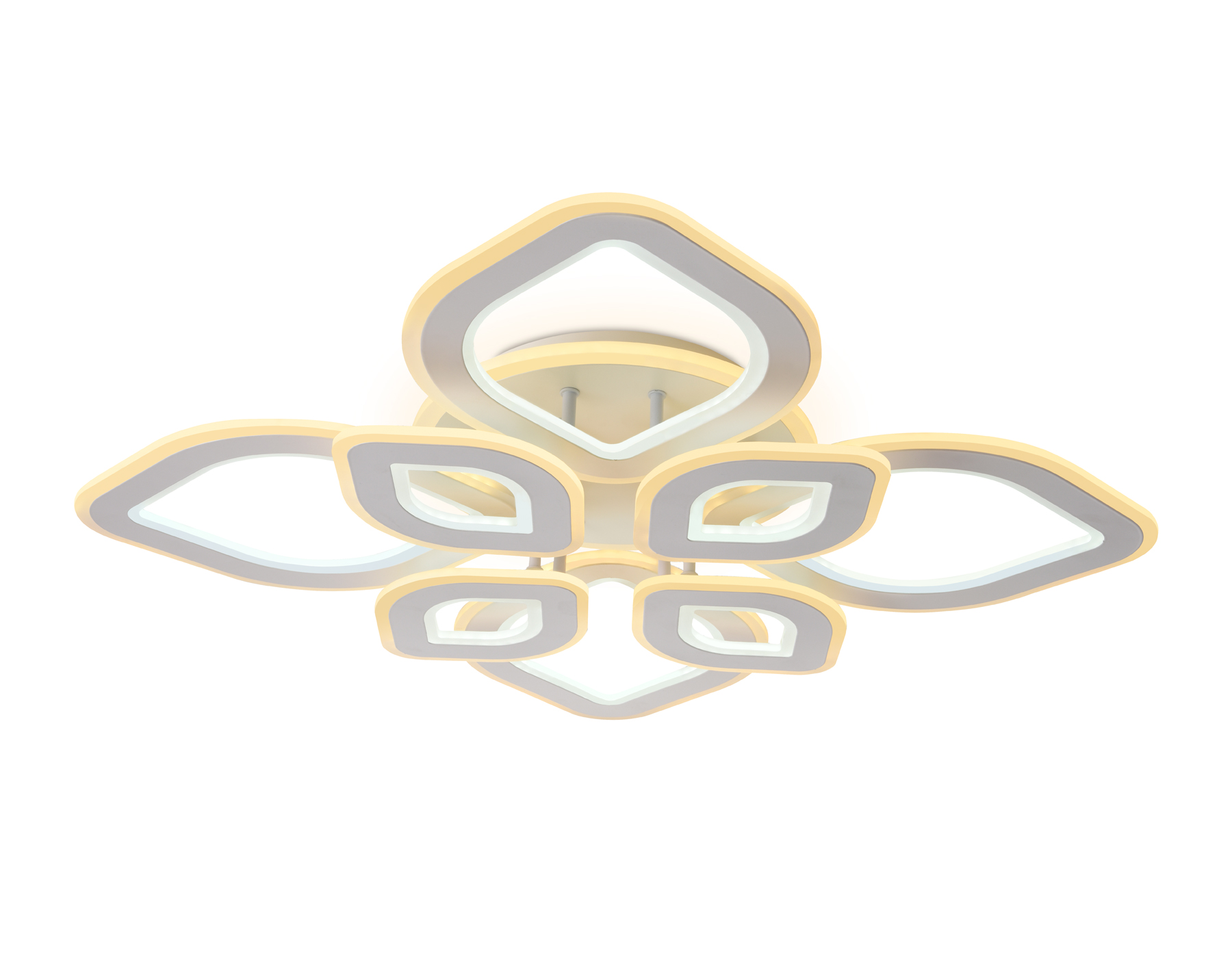 FA8844/4+4 WH белый 3000K/4200K/6400K 190W 770*770*120 (ПДУ РАДИО 2.4G)